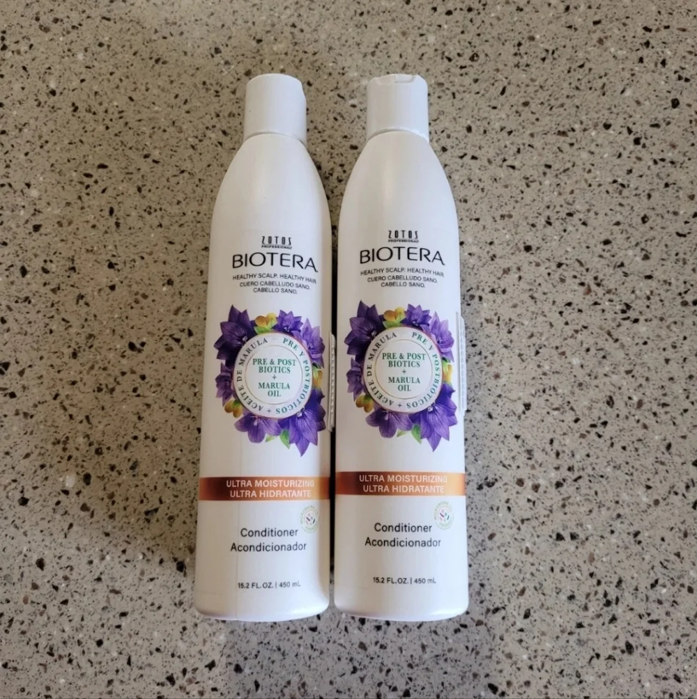 2 Zotos Professional Biotera Ultra Moisturizing Hair Conditioner 15.2 Oz Each